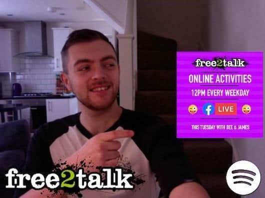 Free2Talk have launched free online music sessions to help young people cope with the lockdown.