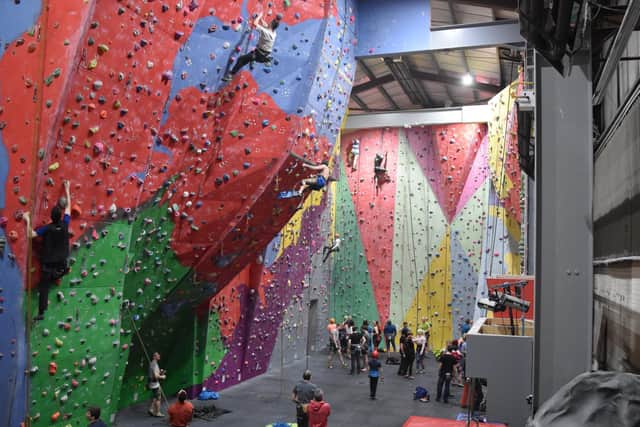 The Pinnacle Climbing and Caving Centre is based at Minton Business Centre in Far Cotton, Northampton