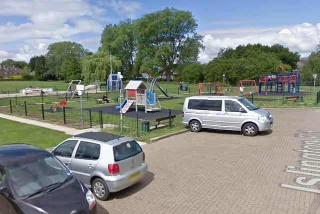 Police are investigating the attack at Islington Road recreation ground