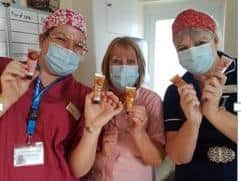 Staff at Northampton General Hospital say thanks