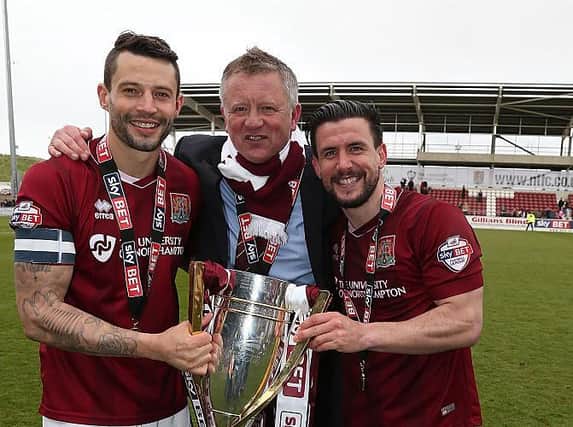 Gutted: Chris Wilder's exit less than a week after the season finished was a major blow for the Cobblers.
