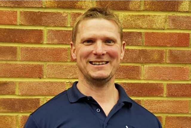 Former communications engineer Andy is now in his final year at Northampton's university where he is studying to become an occupational therapist.