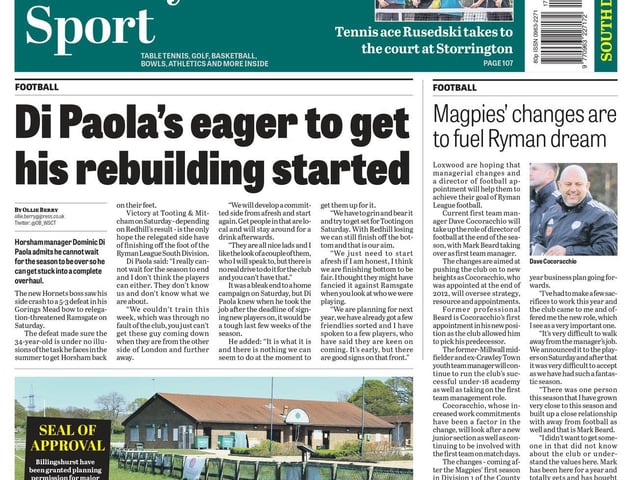 West Sussex County Times, April 23, 2015