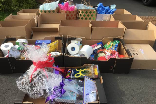 Peak Empower's wellness packs ready to be delivered on Sunday (April 19)
