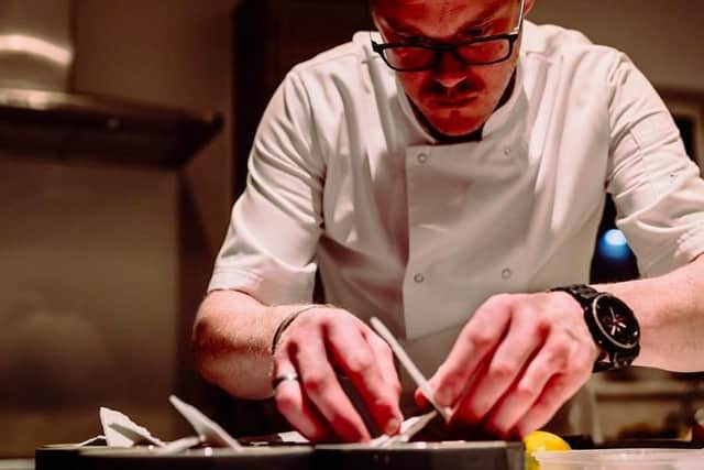 'Chef of the year' at the Northamptonshire Food and Drink Awards 2019 and personal chef to Earl and Countess Spencer, Danny Tompkins