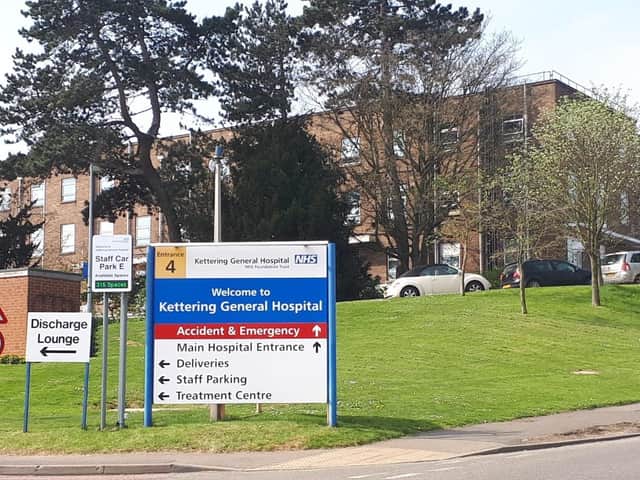 Kettering General Hospital. File picture.