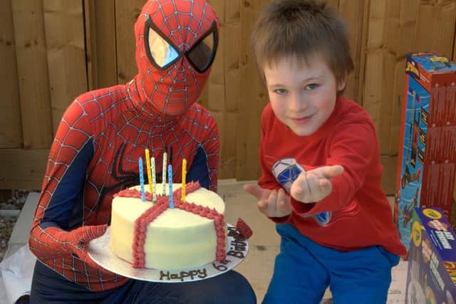 The cake donated to Teddy from Fay's Bakes. Photo: Darrin Stevens.