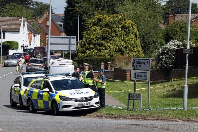 Stevie Pentelow was stabbed in Little Harrowden last June