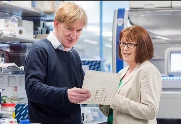 Prof Gilbert got nine O levels at Kettering High School. Photo: John Cairns