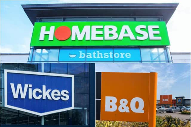 Homebase is joining B&Q in reopening Northants stores with Wickes set to follow