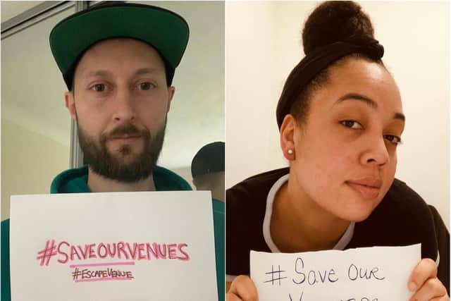 Staff from Escape pleading for help to save their venue.