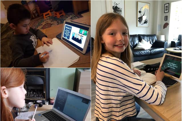 Every day, Simon uploads a new 15-minute quiz to help kids beat boredom during the lockdown.