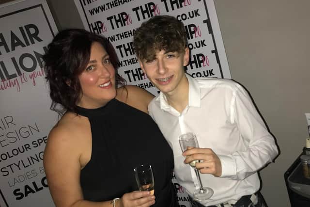 Lucy Botterill and Oskar White from The Hair Pavilion