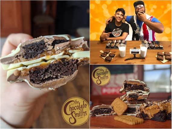 Northampton's John and Leo have been launched a collab Biscoff bar with The Chocolate Smiths.