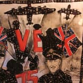 Sam Bailey has created another mural to celebrate VE Day.