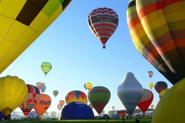 Dozens of hot air balloons took part in last year's Northampton Town Festival