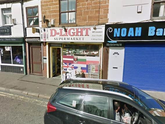 Police raided D-Light supermarket in Kettering Road on Wednesday