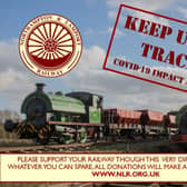 Enthusiasts are trying to find 10,000 to keep Northamptonshire's historic railway going during he Covid-19 crisis