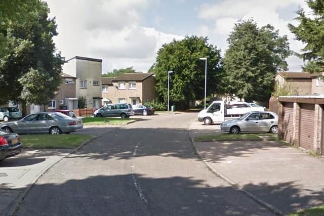 A community nurse says he was verbally abused by a teenager while on-call in Nether Jackson Court.