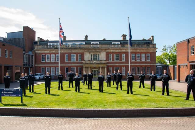 Northants Police's 19 newest recruits from the Special Constabulary ranks. Phto: Northamptonshire Police