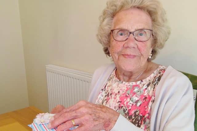 Dorothy, known affectionately as Dolly, celebrated her 100th birthday with her daughter and son-in-law while in lockdown.