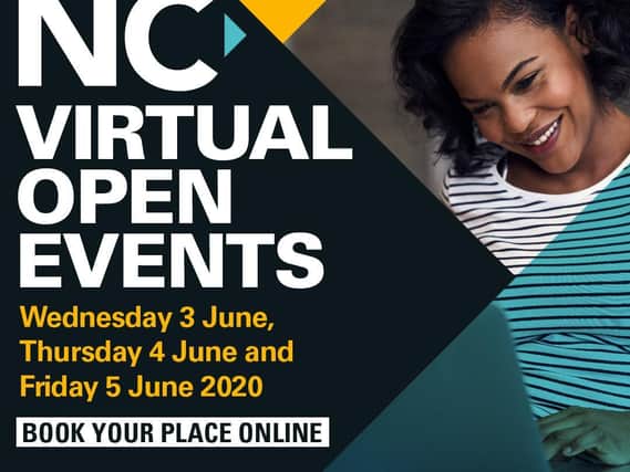 The virtual open event will be held across three days next month.