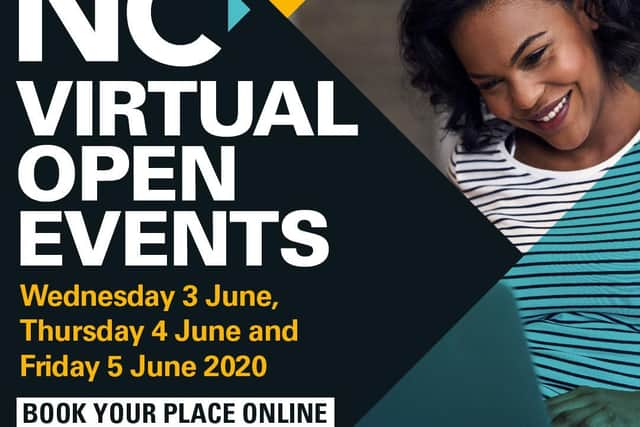 The virtual open event will be held across three days next month.