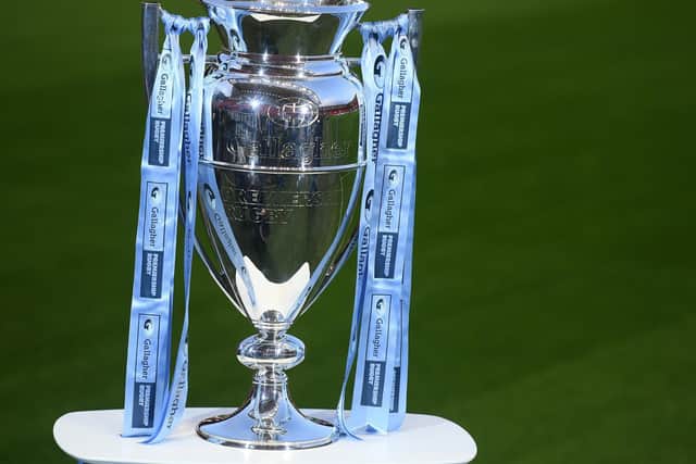 The Gallagher Premiership trophy