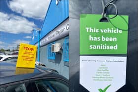 Castle Coachworks is leading the way with new sanitising technology to ensure cars are returned to owners Covid-19 free.