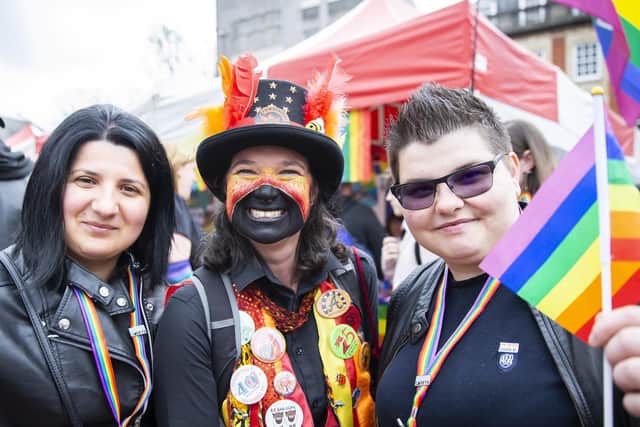 Revellers at Northampton Pride 2019, another celebration of the LGBTQ community