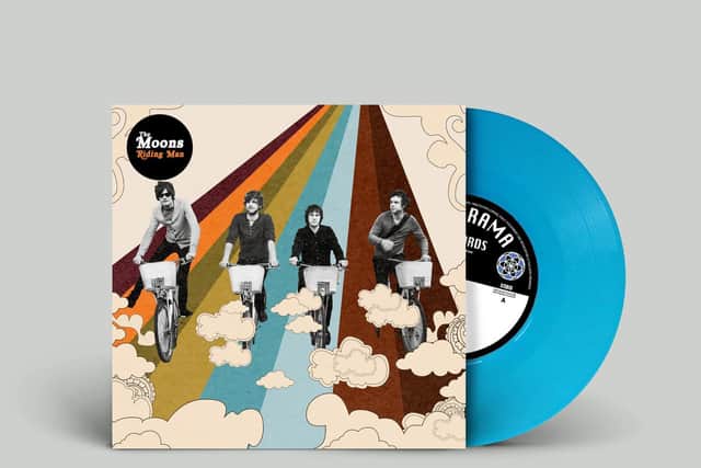 The new single Riding Man is available to pre-order on blue vinyl now.