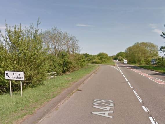Friday's smash happened on the A428 near Little Houghton
