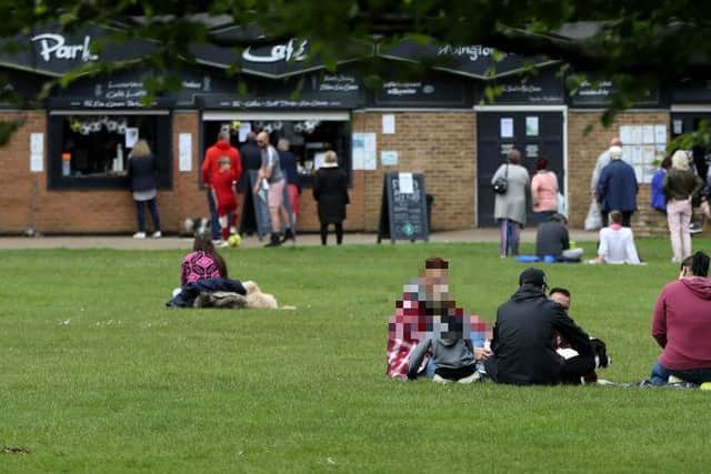 Northampton's Abington Park was the busiest it's been for two months this weekend. Photo; Getty Images