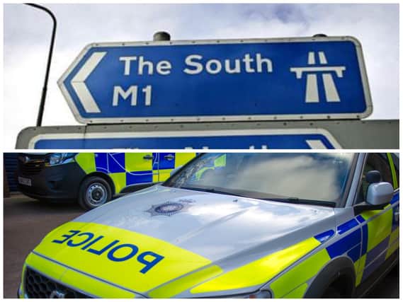 Traffic is queuing for six miles on the M1 following a police incident
