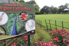 The aviary in Abington Park is now open.