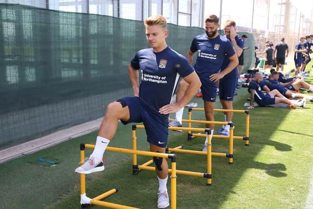 Cobblers could be back in training next week - if the decision to hold the play-offs is made official.