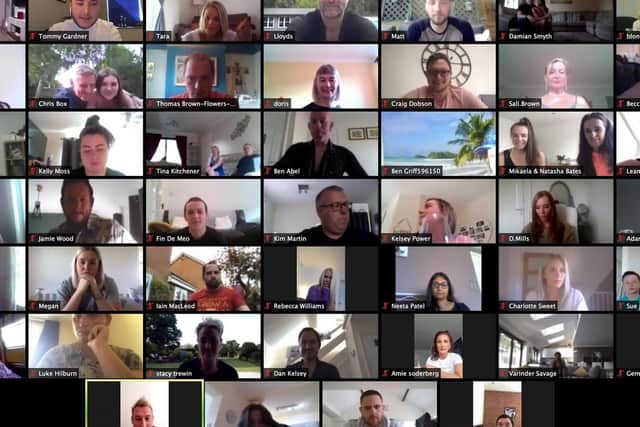 The tenth round of contestants to take part in Strictly Northampton logged in on Zoom while social distancing measures are still in place.