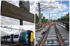 Train services from Northampton will be affected by engineering work over the weekend
