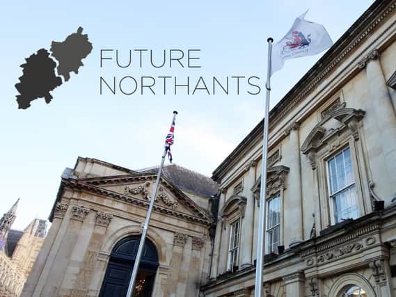 Four councils are merging to make a new unitary authority that will be known as West Northamptonshire Council.