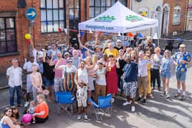 A picture from 2019's Big Lunch in Northampton's Spencer Street - but this year it will have to be a bit different.