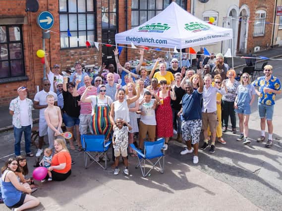 A picture from 2019's Big Lunch in Northampton's Spencer Street - but this year it will have to be a bit different.