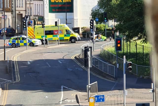 An incident has happened in Northampton town centre.