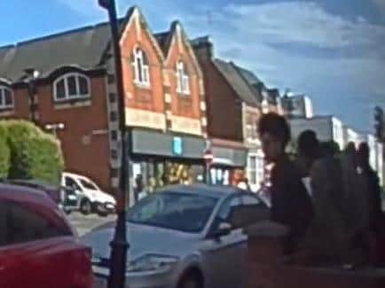 Police issued this CCTV image of a man they wish to speak to. Photo: Northamptonshire Police