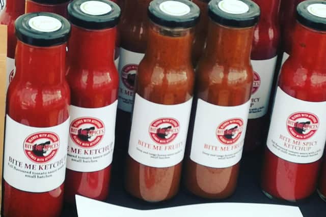 Since launching Bite Me Spices Sera has been working on a line of ketchups.