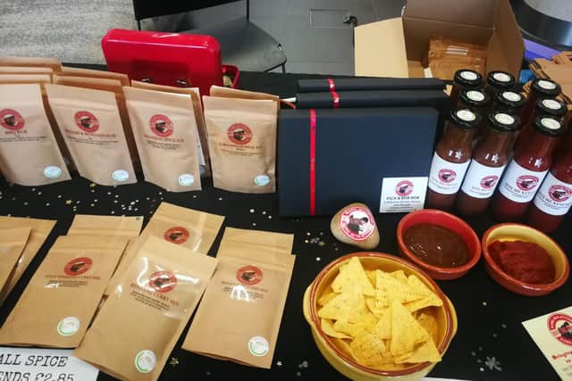 Her spice range which she takes on tour round the country varies from gentle to hot.