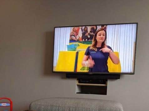 Sarah has been hosting online sensory classes.