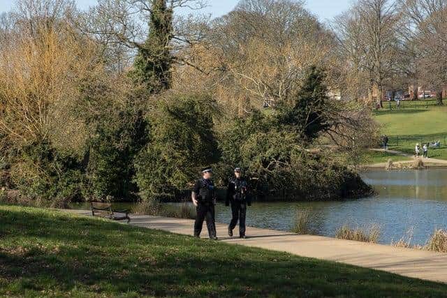 A teenager was thrown into the lake at Abington Park.