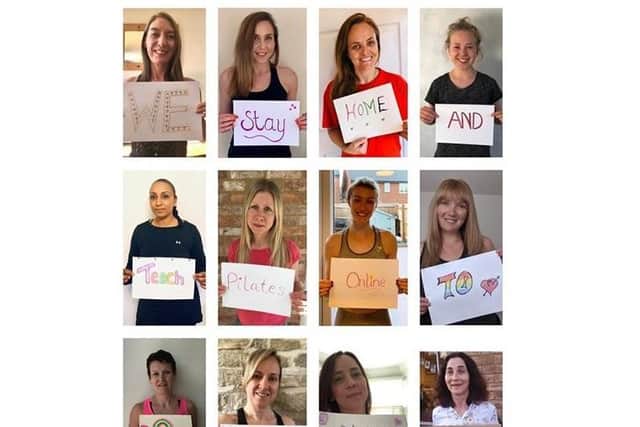 This group of pilates instructors have teamed up to support each other's online classes during lockdown.