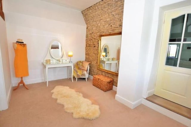 The dressing room for the master bedroom at the barn in Overstone. Photo: Purple Bricks