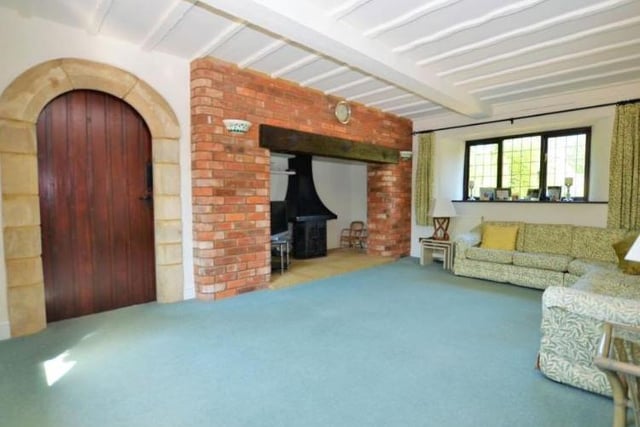 The sitting room at the barn in Overstone. Photo: Purple Bricks